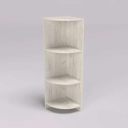 Тумба офисная ОКМ-1 угловая, Дуб Крафт Белый, 320/320/1080