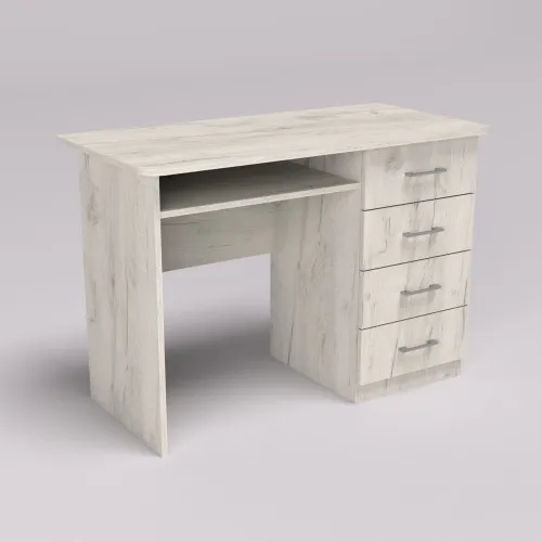 Стол письменный СП-1 №11, Дуб Крафт Белый, 1100/550/760