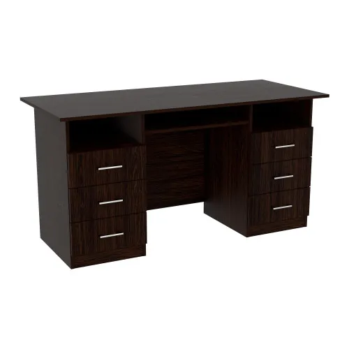 Стол офисный ОСП-4, Венге Магия, 1500/600/760