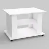 Стіл журнальний Квант №3, Білий, 850/600/600