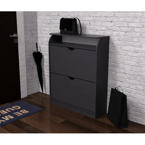 Тумба для обуви №1, Антрацит, 800/250/1000