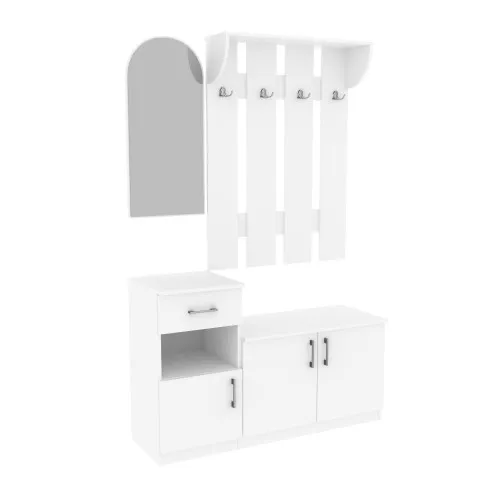 Прихожая Алиса, Белый, 1000/400/1880