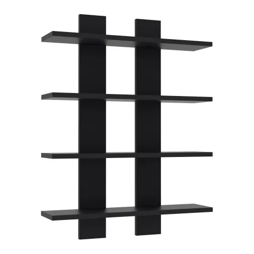 Полка навесная П-4, Антрацит, 600/120/800