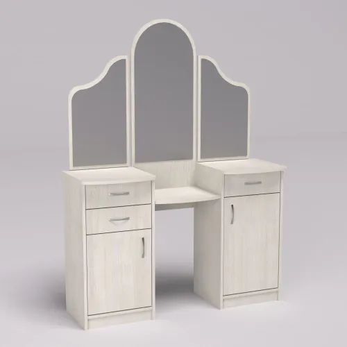 Стол туалетный Трюмо Диана, Дуб Шамони Светлый, 1200/420/1630