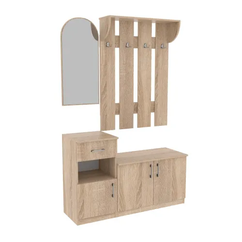 Прихожая Алиса, Дуб Сонома, 1000/400/1880