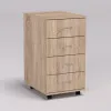 Тумба офисная ТМ-1, Дуб Сонома, 400/520/750