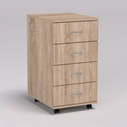 Тумба офисная ТМ-1, Дуб Сонома, 400/520/750