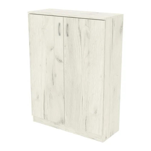 Тумба офисная ОСМ-2, Дуб Крафт Белый, 800/320/1080