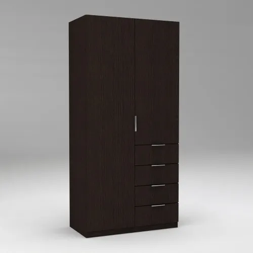 Шкаф Кристалл 1, Венге Магия, 1000х520х2100