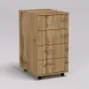 Тумба офисная ТМ-1, Дуб Аппалачи, 400/520/750