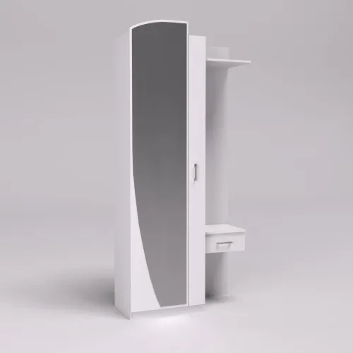 Прихожая Соло-1, Белый, 1000/400/2140