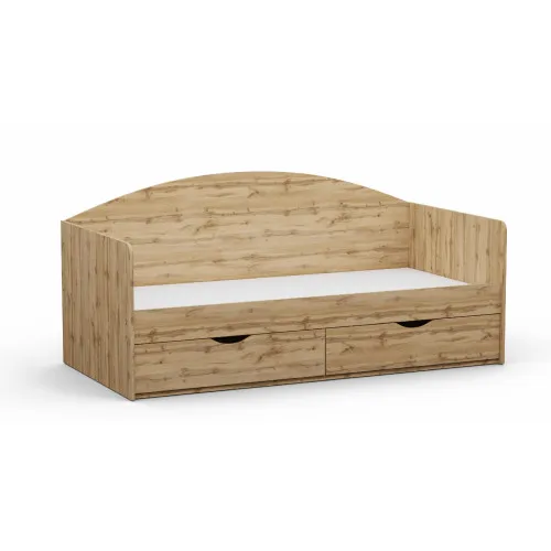 Кровать односпальная L-5, Дуб Аппалачи, 1932х950х900