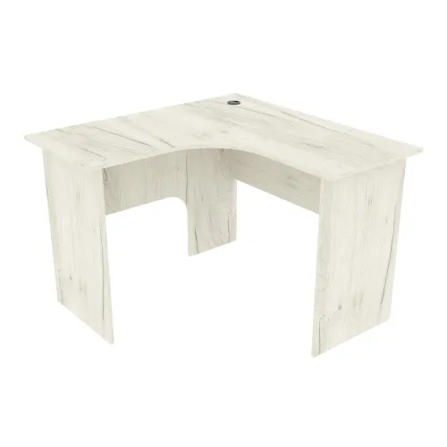 Стол угловой ОСК-1, Дуб Крафт Белый, 1100/1100/760