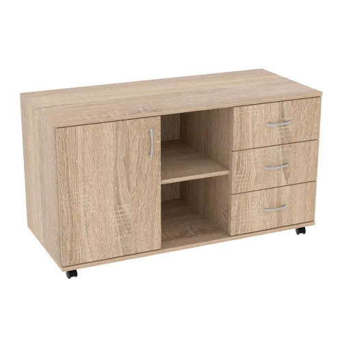 Тумба офисная ТМО-1, Дуб Сонома, 1100/480/620