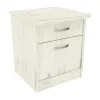 Тумба прикроватная Диана, Дуб Крафт Белый, 400/400/470