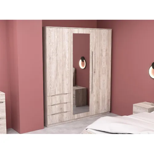 Шкаф Дельта 2, Самоа Дымчатый, 1800х550х2100