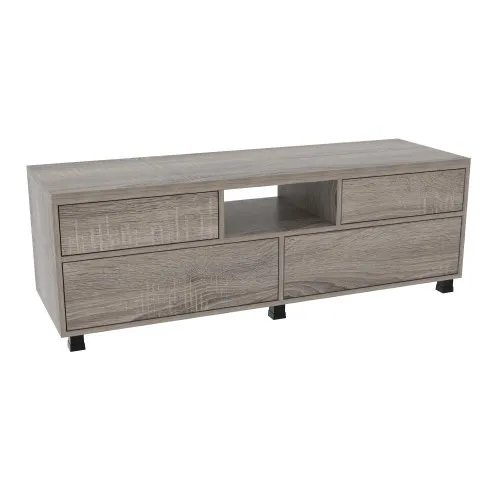 Тумба TV №3, Дуб Сонома Трюфель, 1400/450/475