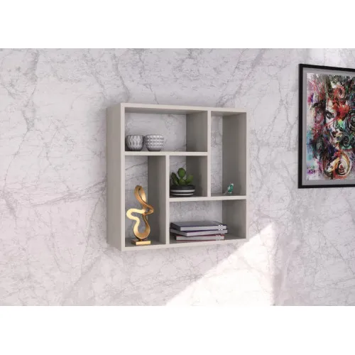 Полка навесная П-3, Дуб Шамони Светлый, 610/230/610