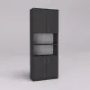 Шкаф офисный ОШ-3, Антрацит, 800/340/2100