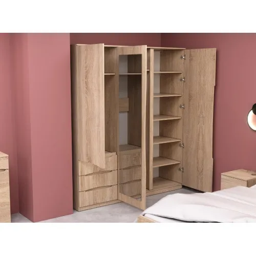 Шкаф Дельта 2, Дуб Сонома, 1800х550х2100