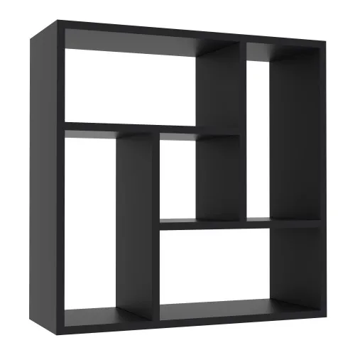 Полка навесная П-3, Антрацит, 610/230/610