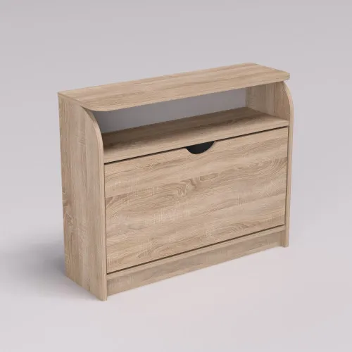 Тумба для обуви №3, Дуб Сонома, 800/250/650