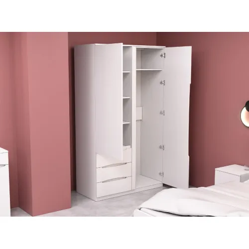 Шкаф Дельта 1, Белый, 1200х550х2100