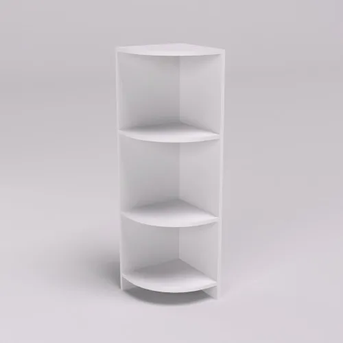 Тумба офисная ОКМ-1 угловая, Белый, 320/320/1080