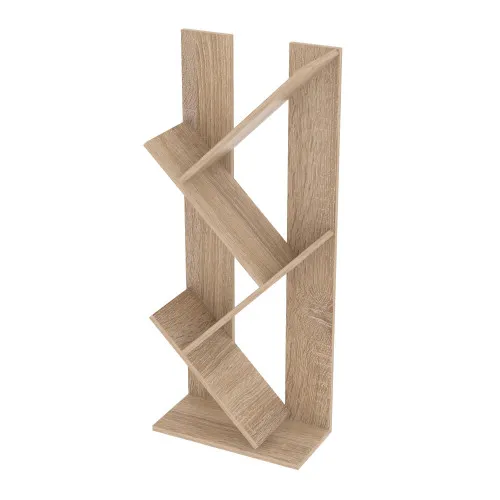 Полка для книг ПК-1, Дуб Сонома, 440/216/1070