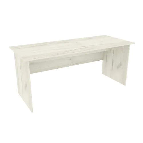 Стол офисный СП, Дуб Крафт Белый, 1800/750/760