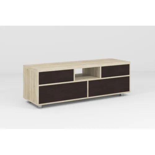 Тумба TV №3, Дуб Сонома/Венге Магия, 1400/450