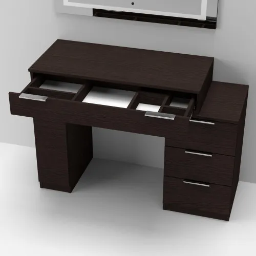 Стол туалетный Трюмо Кристалл, Венге Магия, 1200/452/847