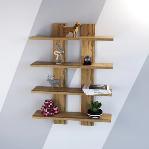 Полка навесная П-4, Дуб Аппалачи, 600/120/800