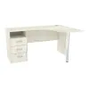 Стол угловой с ящиками ОСК-4, Дуб Крафт Белый, 1500/1100/760