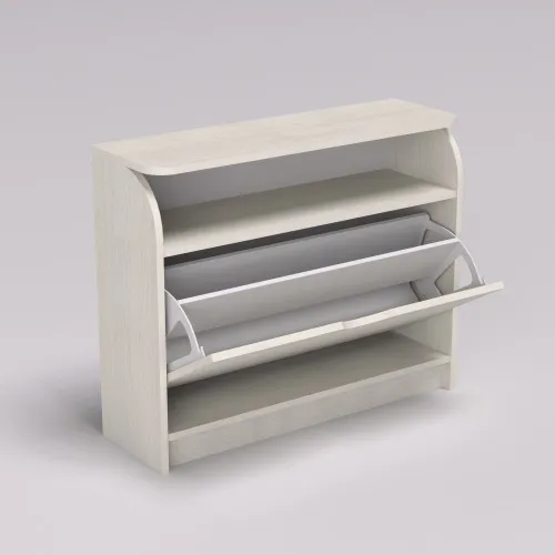 Тумба для обуви №3, Дуб Шамони Светлый, 800/250/650
