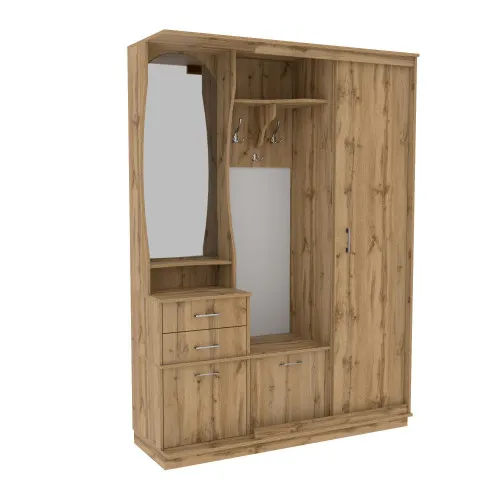Прихожая Трио-купе TRIO, Дуб Аппалачи, 1508/500/2100