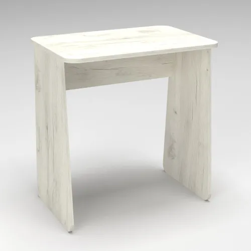 Стол для ноутбука, Дуб Крафт Белый, 650/450/700