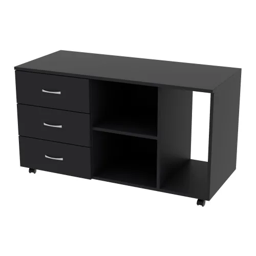 Тумба офисная ТМО-3, Антрацит, 1100/480/620