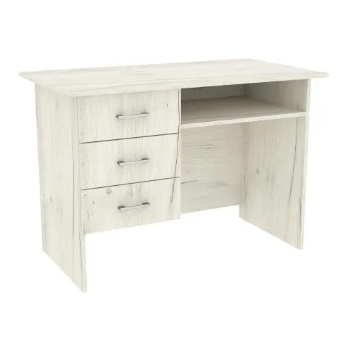 Стол офисный ОСП-1, Дуб Крафт Белый, 1100/600/760