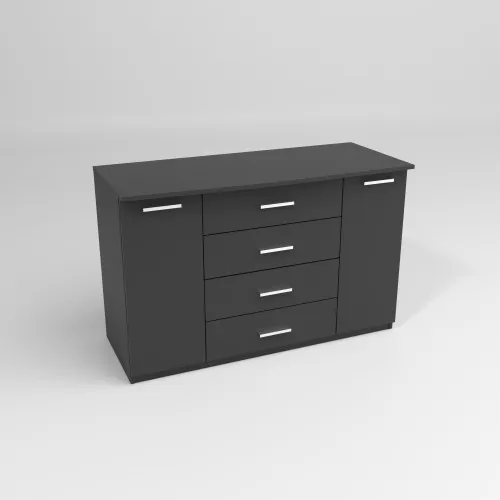 Комод №3, Антрацит, 1200/500/800