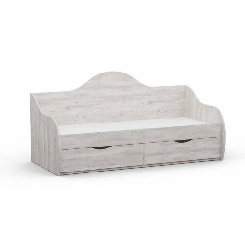 Кровать односпальная L-2, Самоа Дымчатый, 1932х900х954