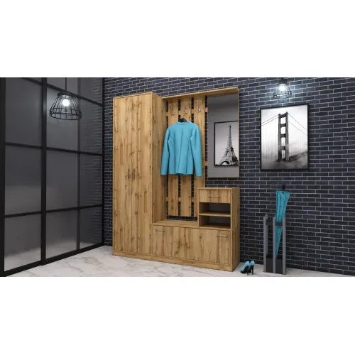 Прихожая Соло-3, Дуб Аппалачи, 1600/400/2100