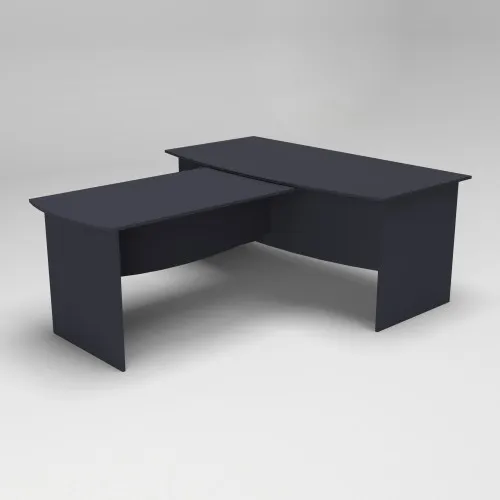 Стіл для переговорів Лідер, Антрацит, 1800/2220/760