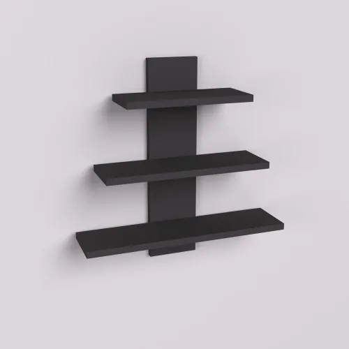 Полка навесная П-1, Антрацит, 500/140/500