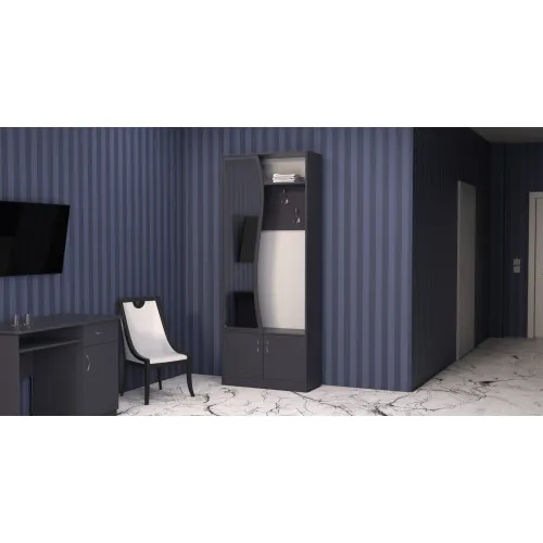 Прихожая ГКШ-3, Антрацит, 840/350/2100