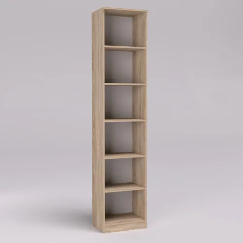 Тумба офисная Стеллаж ОП, Дуб Сонома, 450/320/2100