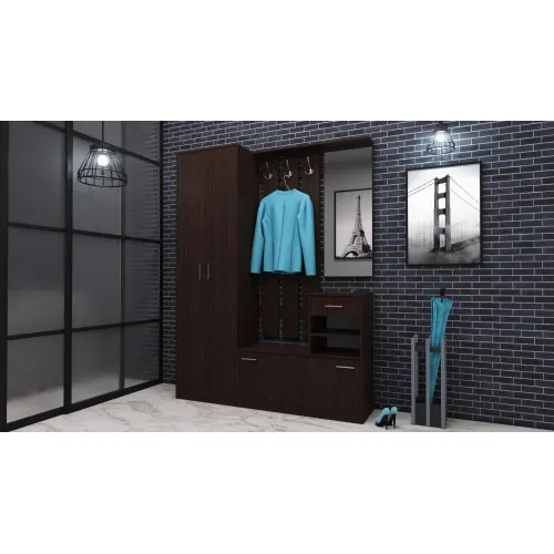 Прихожая Соло-3, Венге Магия, 1600/400/2100