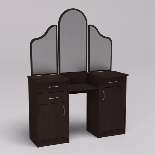 Стол туалетный Трюмо Диана, Венге Магия, 1200/420/1630