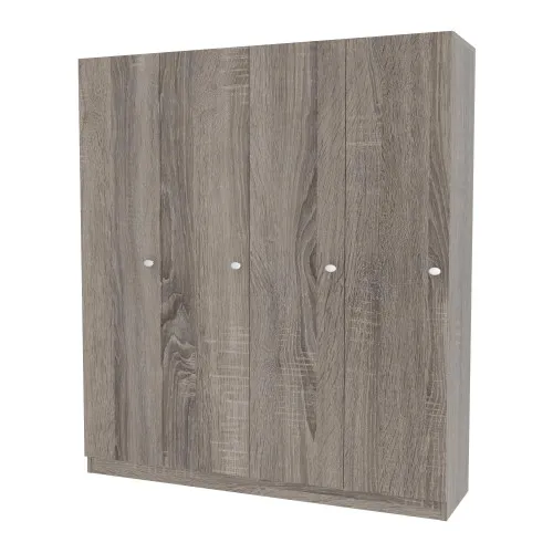 Шкаф секционный для раздевалки ШС-2, Дуб Сонома Трюфель, 1200/318/1350