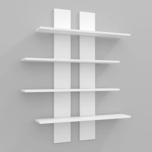 Полка навесная ПН-6, Белый, 910/160/1100